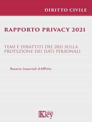 cover image of Rapporto privacy 2021